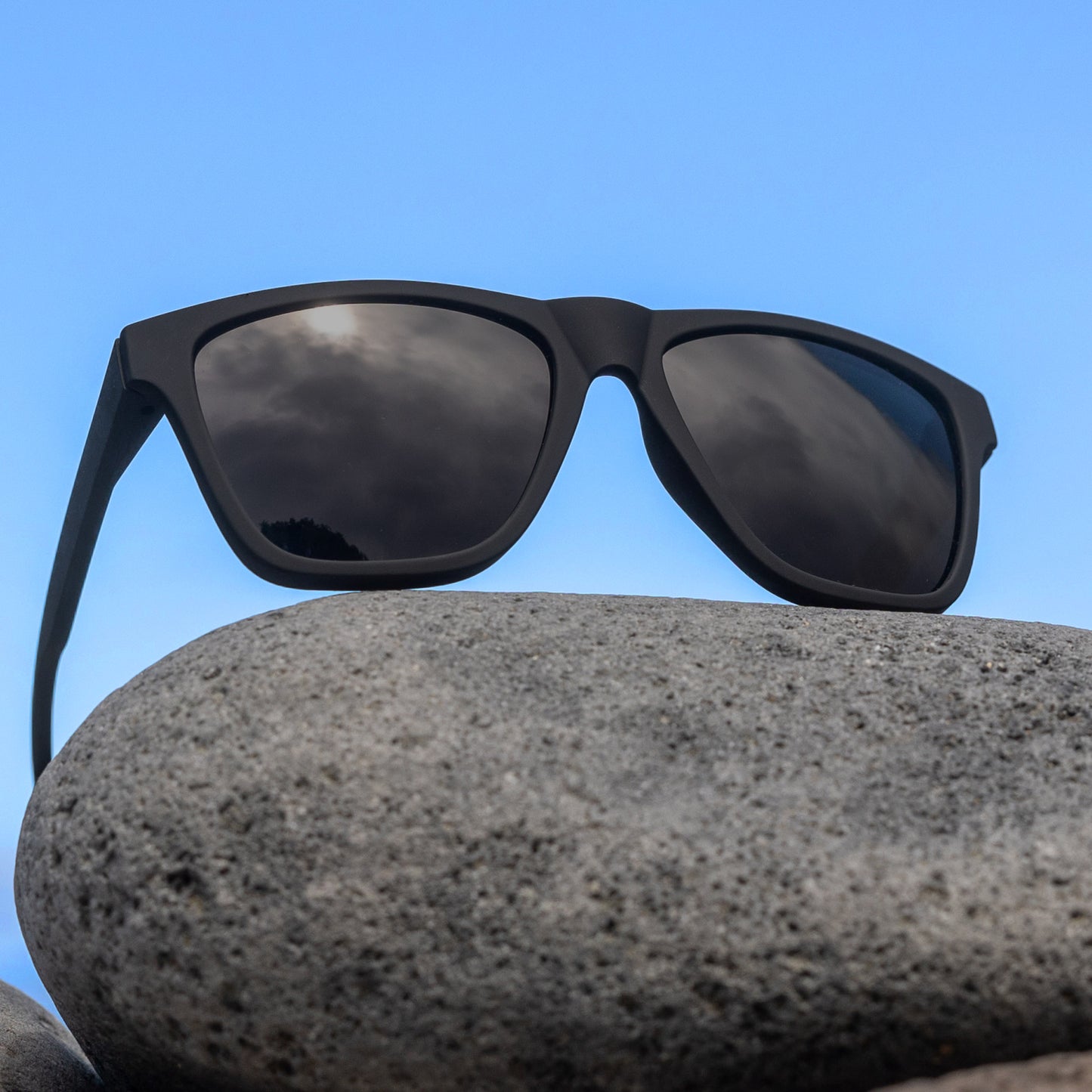 Super Black - Black Polarized Sunglasses | SUNHAUK