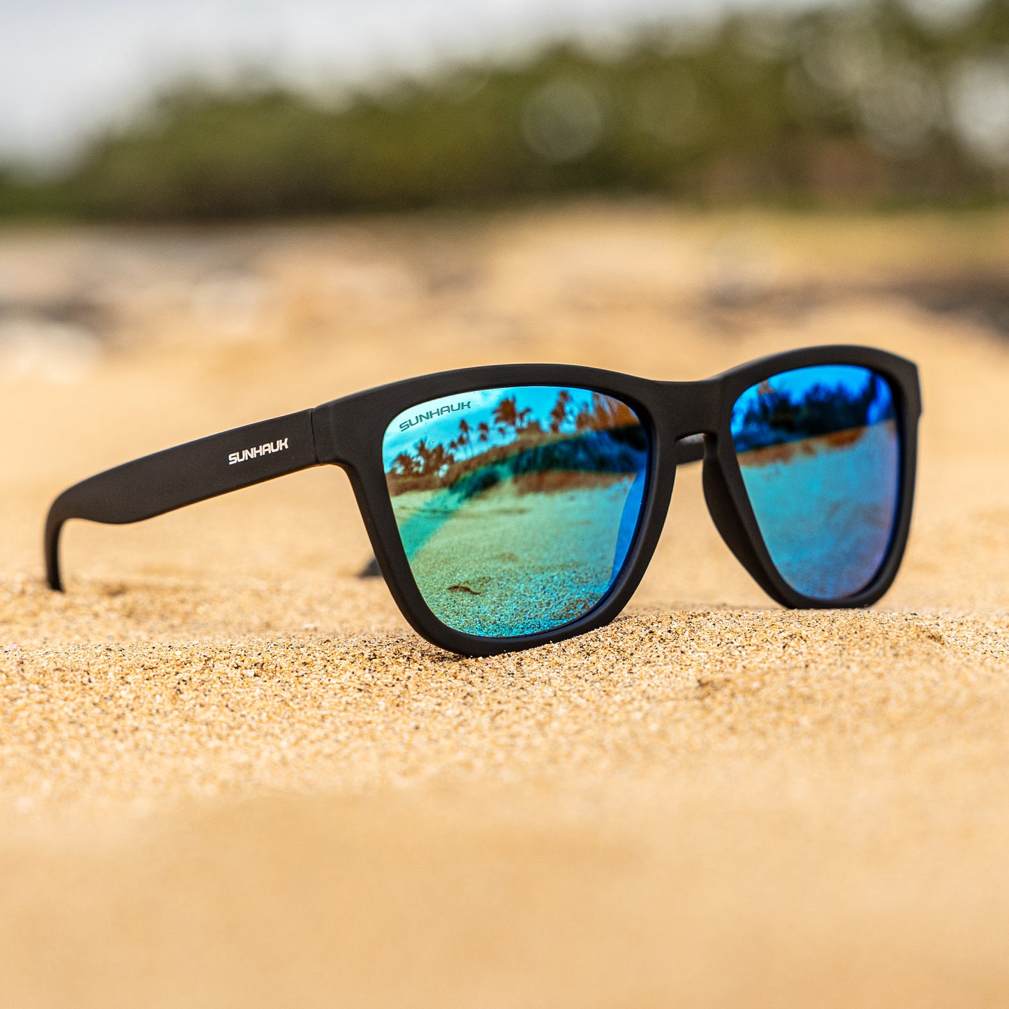 Blue Horizon - Blue Mirror Sunglasses | SUNHAUK