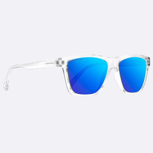 Cloud Surfer - Clear Frame Beach Sunglasses | SUNHAUK