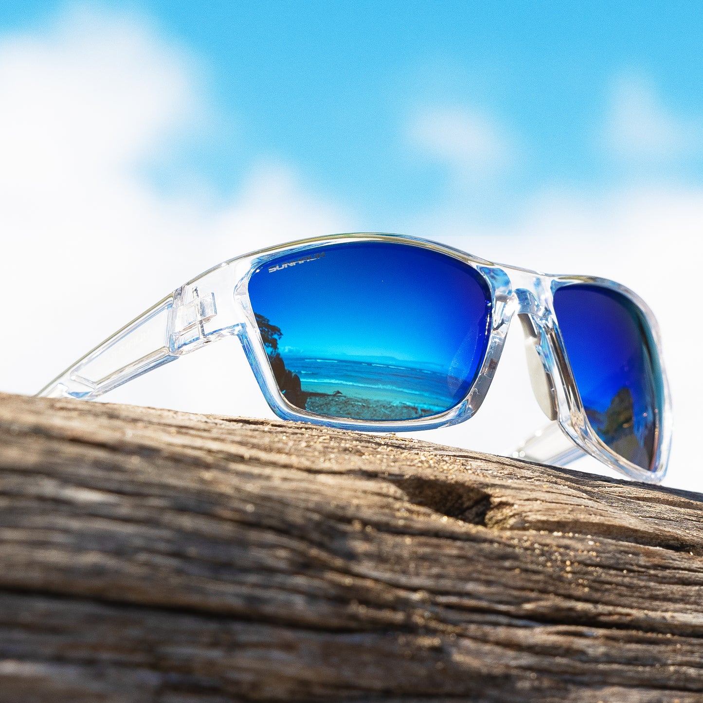Azure Hues - Polarized Sport Sunglasses | SUNHAUK
