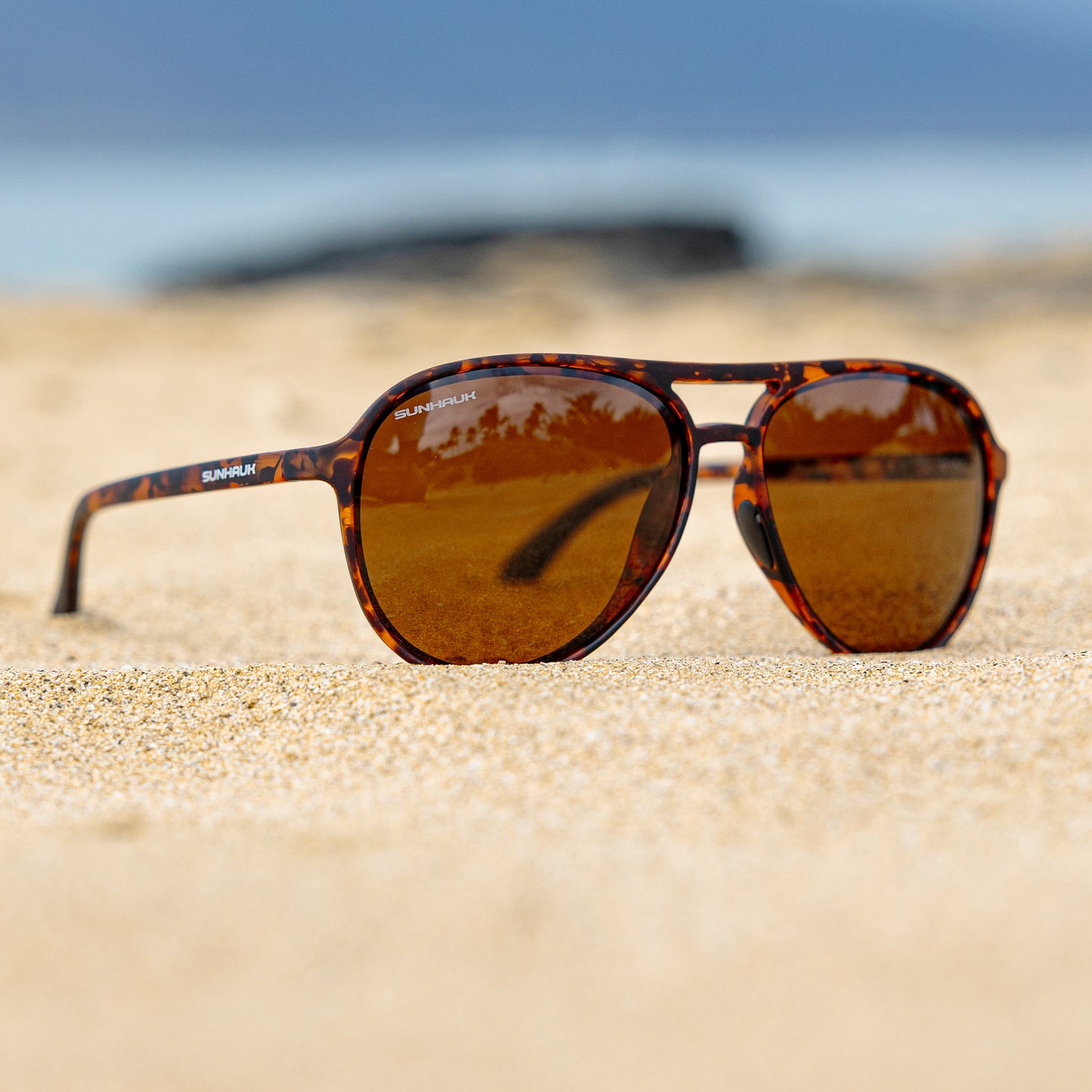 Safari Sol - Aviators Sunglasses Polarized | SUNHAUK