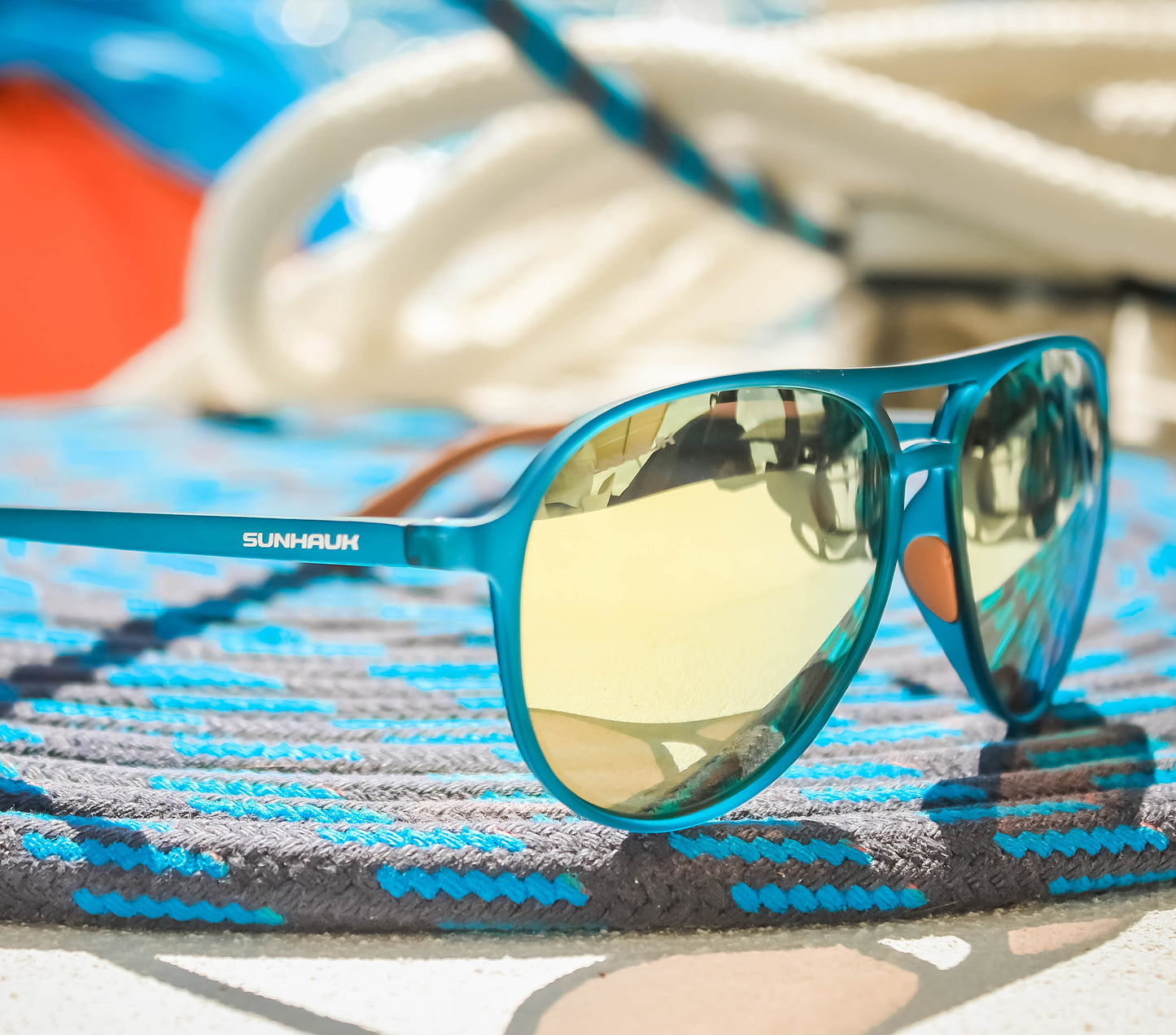 Coastal Horizon - Yellow Lens Sunglasses | SUNHAUK