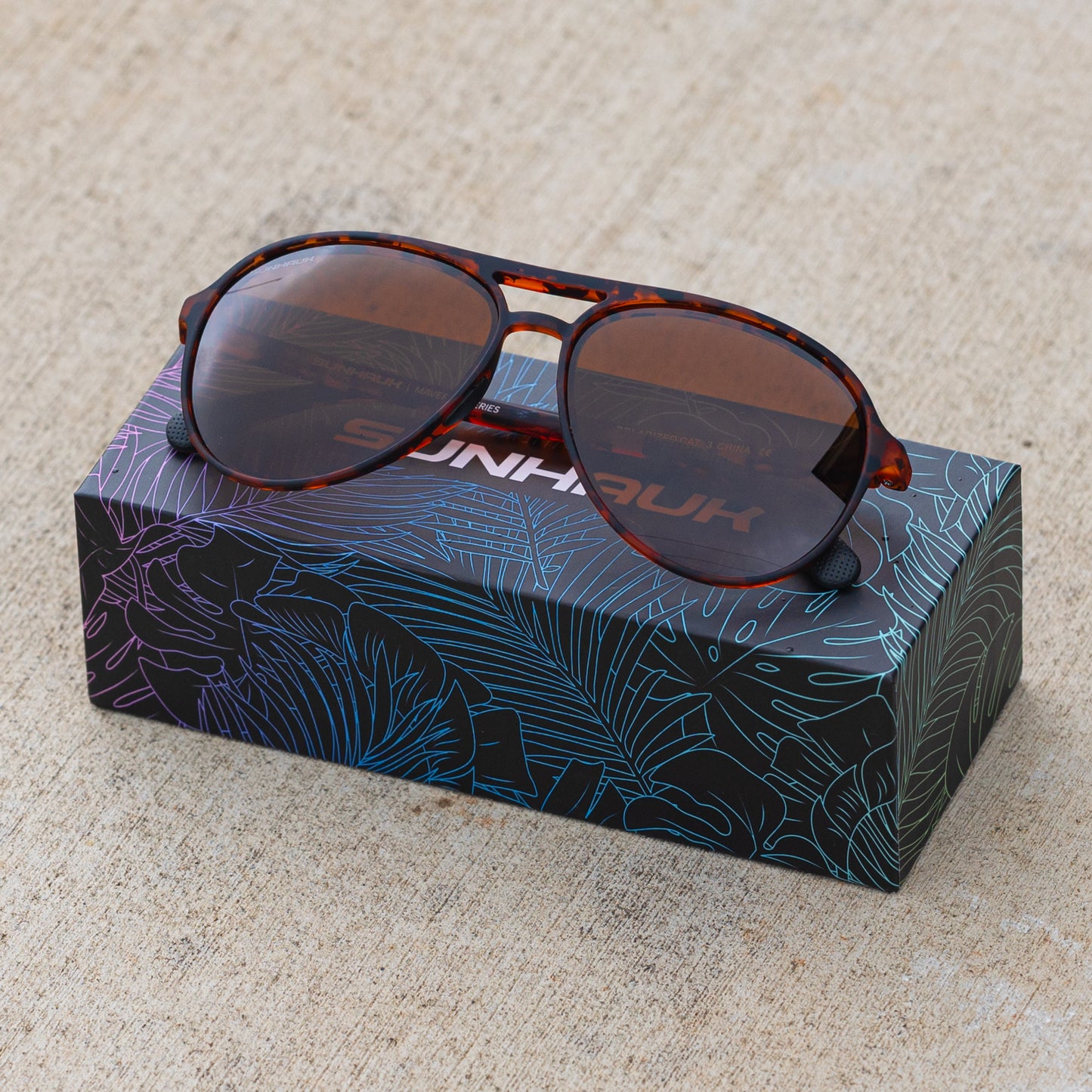Safari Sol - Aviators Sunglasses Polarized | SUNHAUK