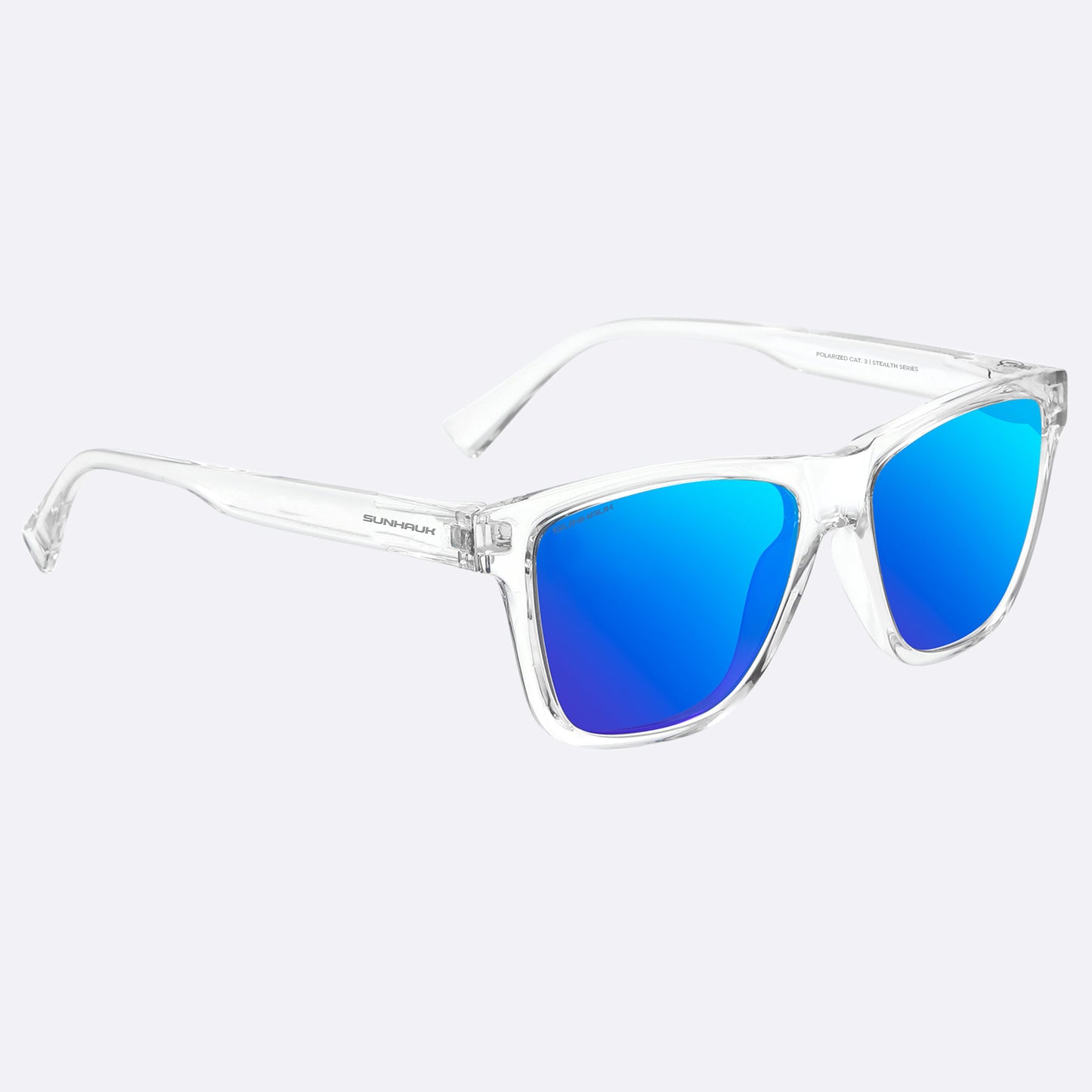 Cloud Surfer - Clear Frame Beach Sunglasses | SUNHAUK