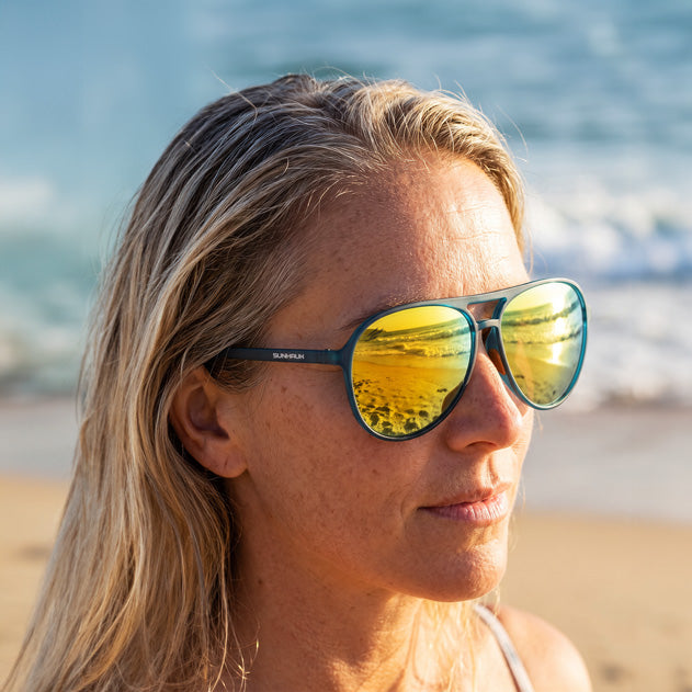 Coastal Horizon - Yellow Lens Sunglasses