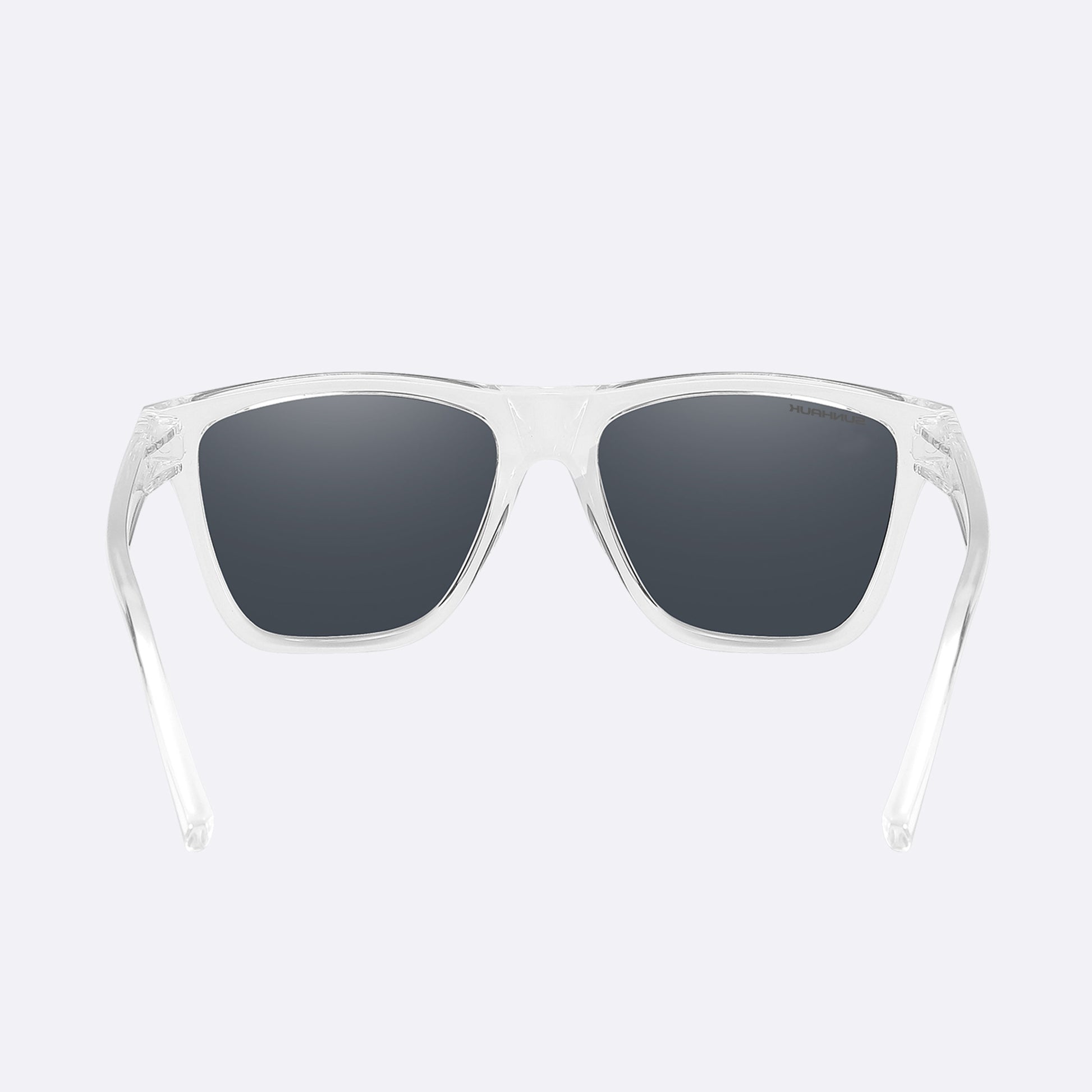 Liquid Black - Transparent Frame Sunglasses | SUNHAUK