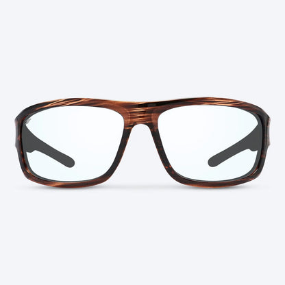 Overland Gloss Brownwood Includes frame + prescription lenses
