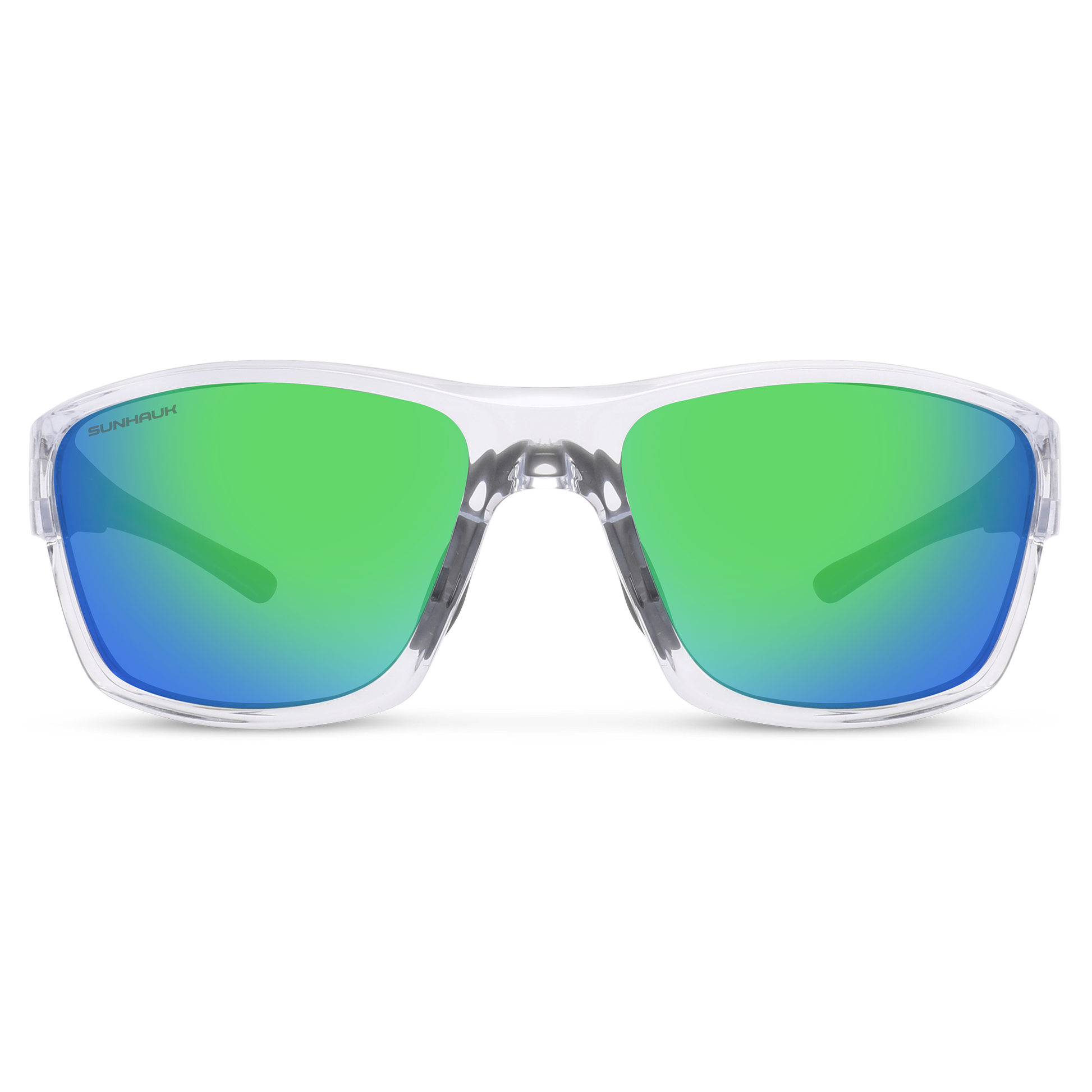 Crystal Oasis Clear Frame Polarized Sunglasses SUNHAUK Sunhauk Eyewear