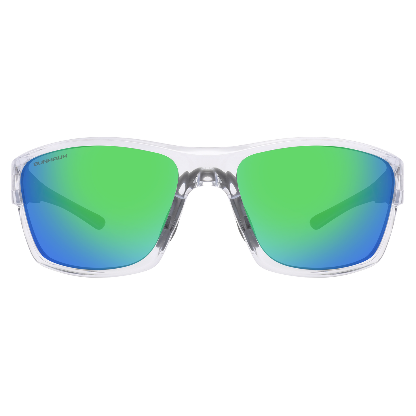 Crystal Oasis - Clear Frame Polarized Sunglasses | SUNHAUK